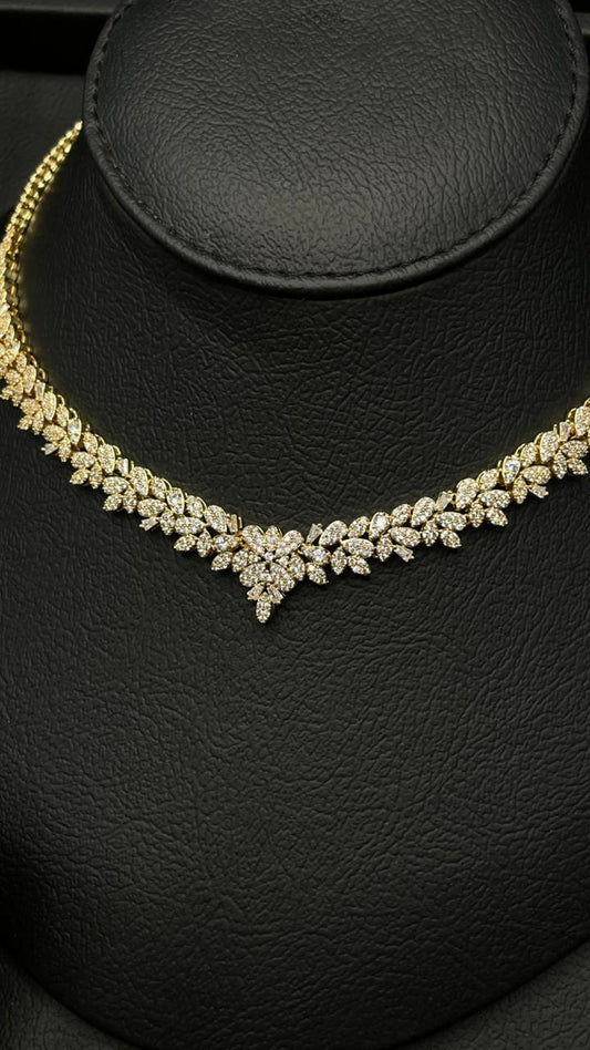 Elegant Gold Zircon Set