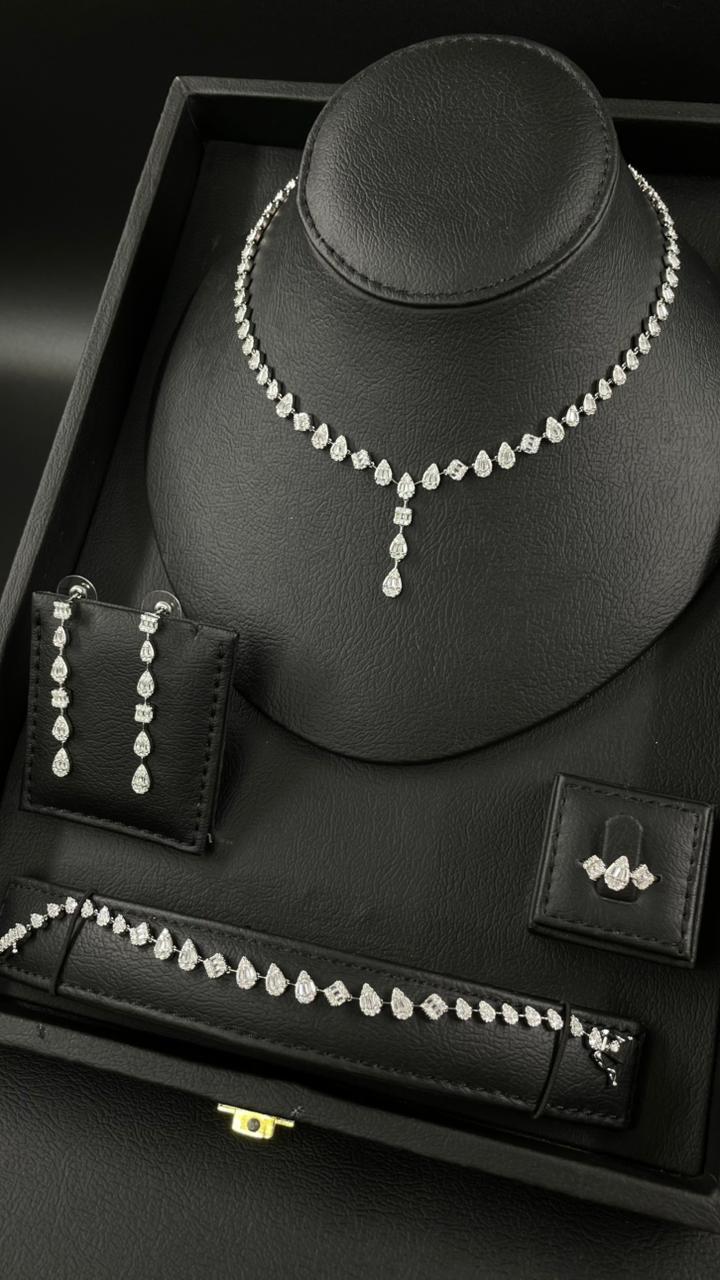 Elysian Zircon Jewellery Set