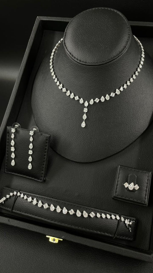 Elysian Zircon Jewellery Set