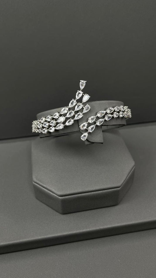 Aurora Zircon Bangle & Ring Set