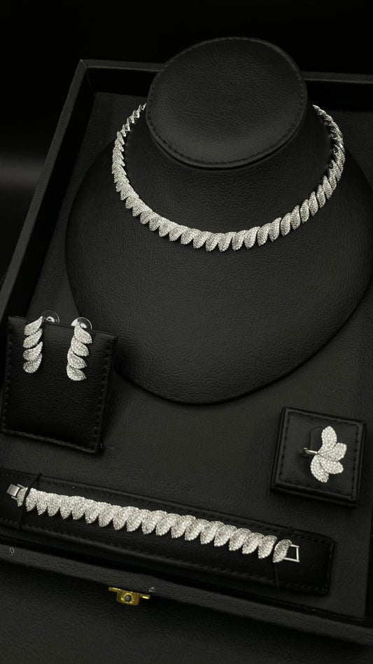 Luxury Zircon Jewelry set