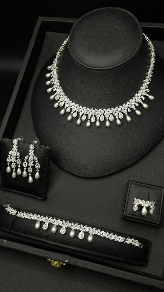 Luxury Zircon Jewelry Set