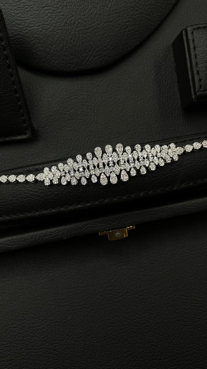 Luxury Rhodium-Plated Jewelry Set
