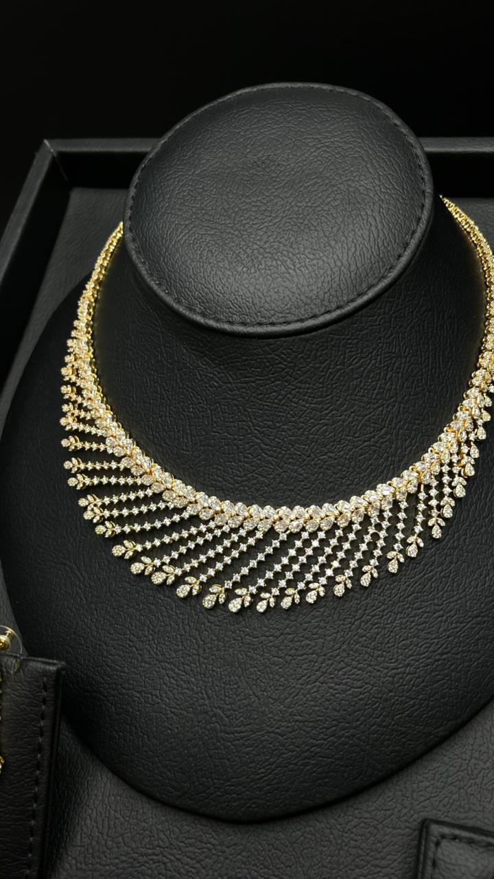 Luxury Gold Zircon Set