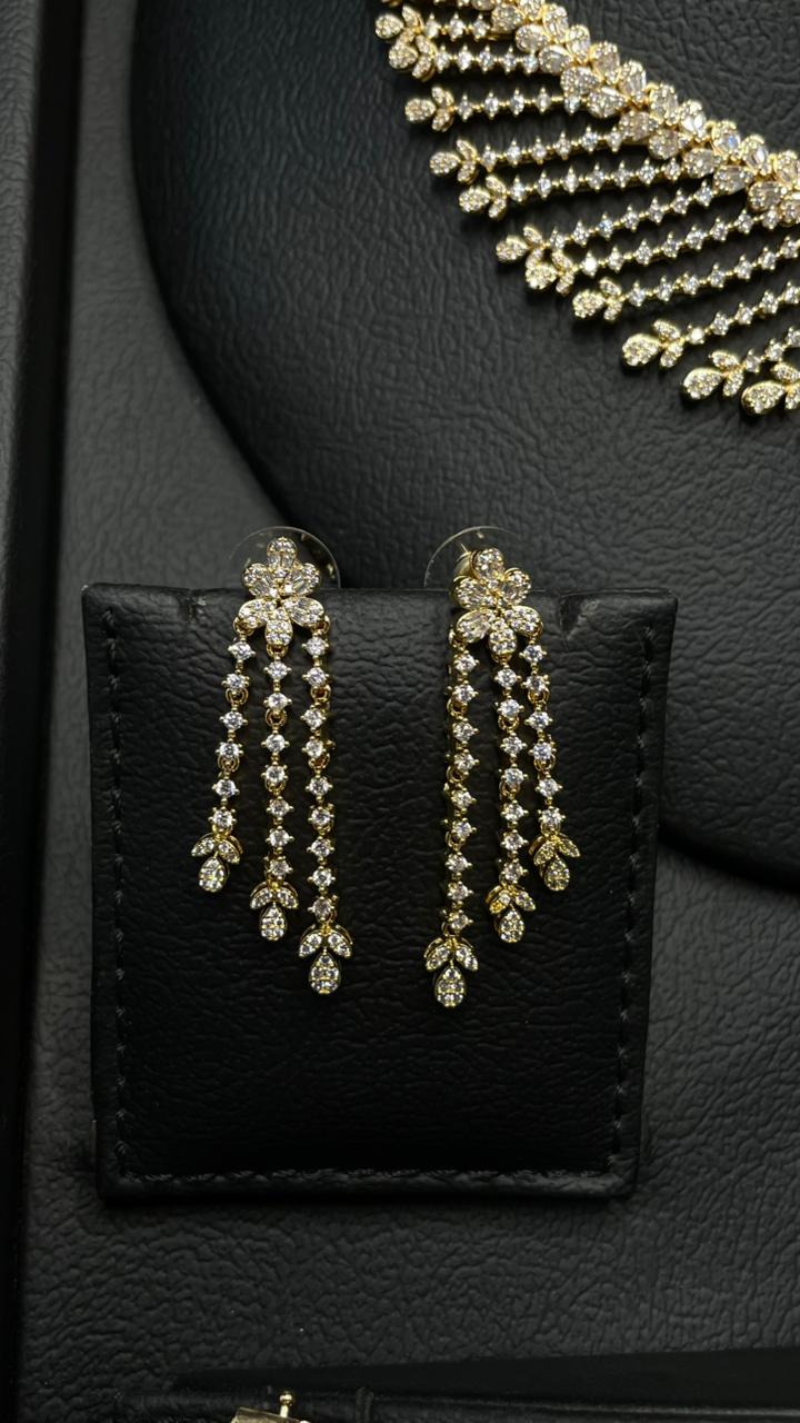 Luxury Gold Zircon Set