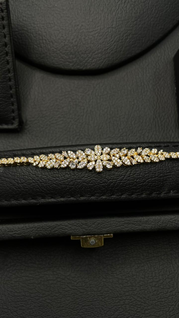 Elegant Gold Zircon Set