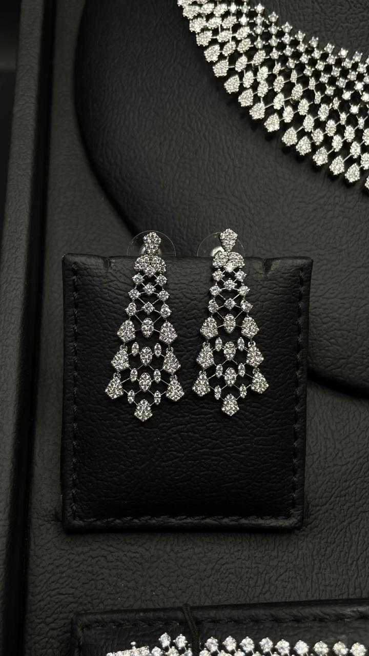 Luxury Diamond-Look Zircon Set
