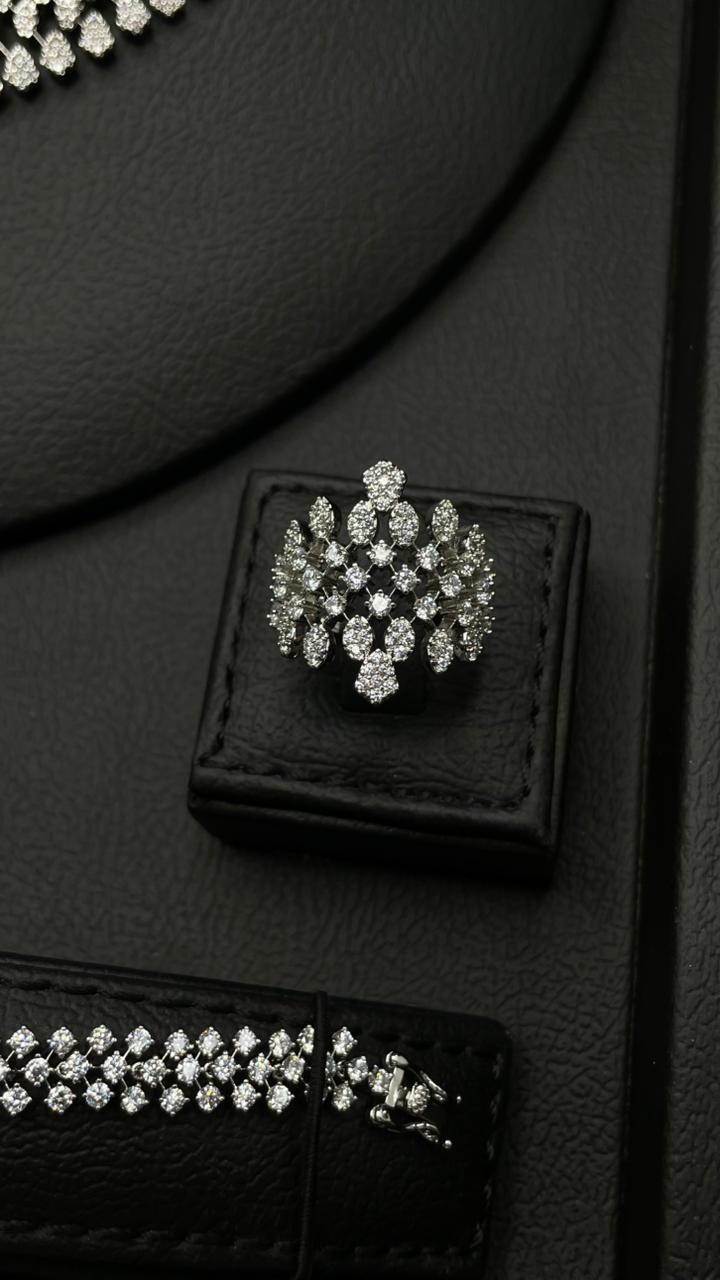 Luxury Diamond-Look Zircon Set