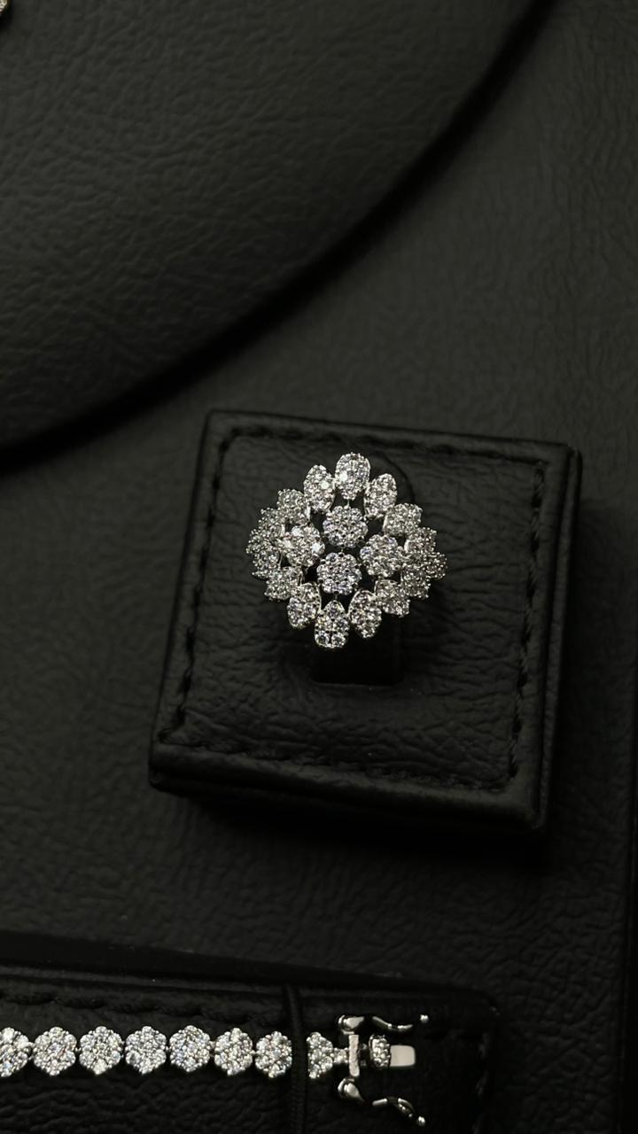 Luxurious Bridal Zircon Jewelry Set – Royal Elegant Design