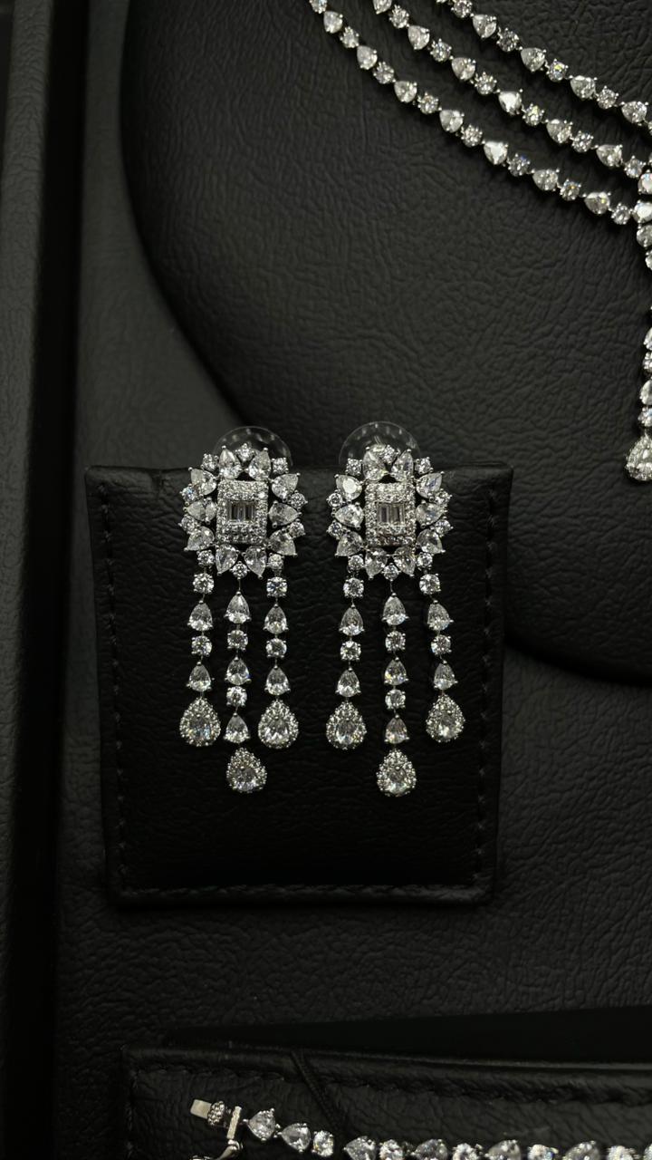 Elegant Zircon Jewelry Set for Special Occasions