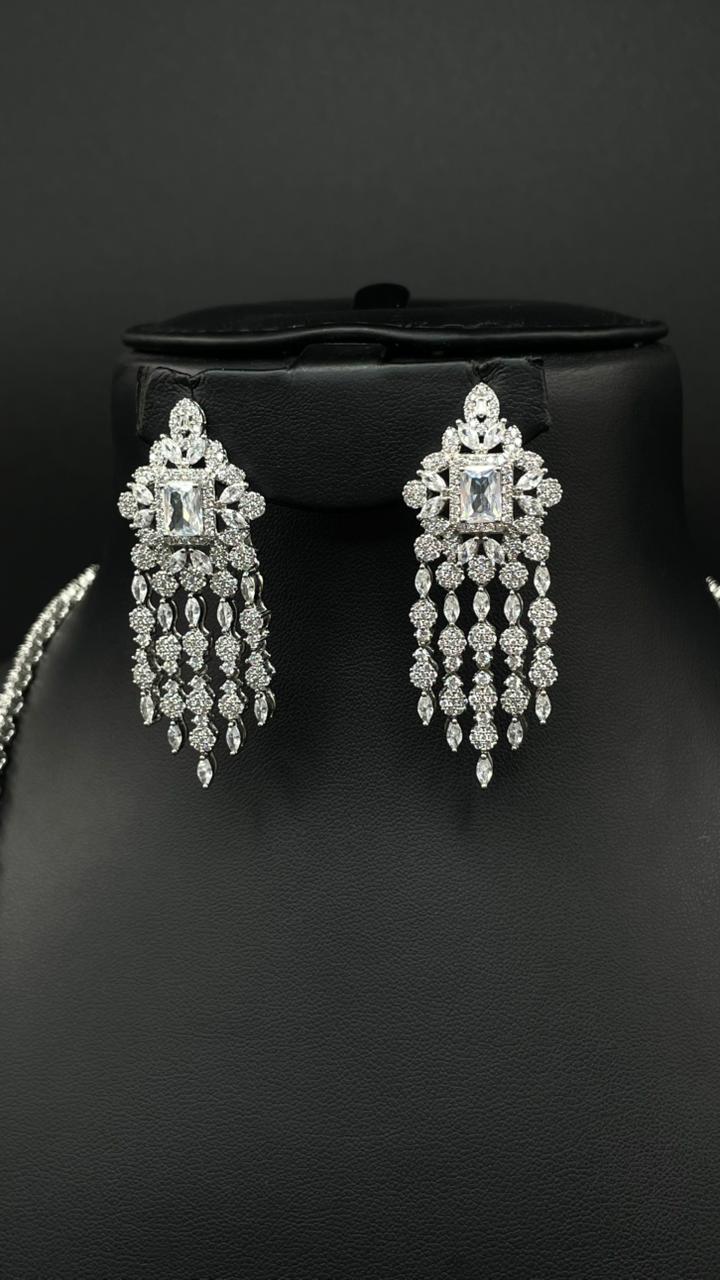 Luxury Long Zircon Necklace