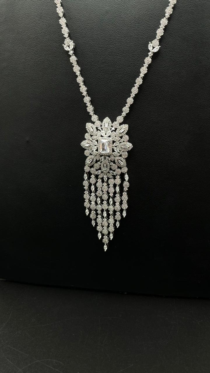 Luxury Long Zircon Necklace